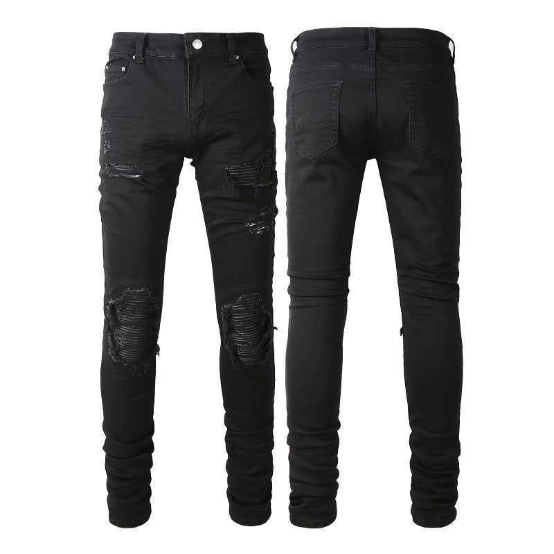 Amiri Jeans Hole & Patch Slim Stretch #8520